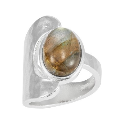 Silpada 'Powerful' Sterling Silver Labradorite Ring