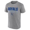 MLB Kansas City Royals Men's Gray Athletic T-Shirt - image 2 of 3