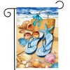 Briarwood Lane Summer Garden Flag 12x18 For Outdoor Welcome To the Beach Flip Flop For Summer Garden Flag Flags For Outside - 2 of 4