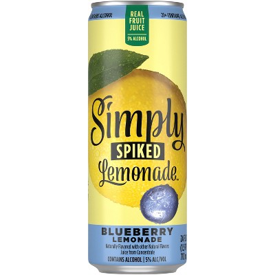 Simply Spiked Bluberry Lemonade - 24 fl oz Can