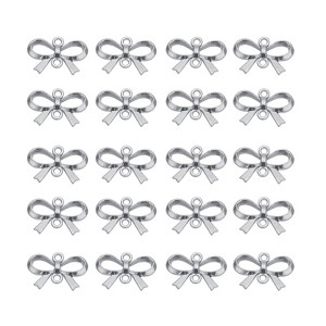 Unique Bargains Metal Bulk Elegant DIY Crafts Jewelry Making Butterfly Pendant 20 Pcs - 1 of 4