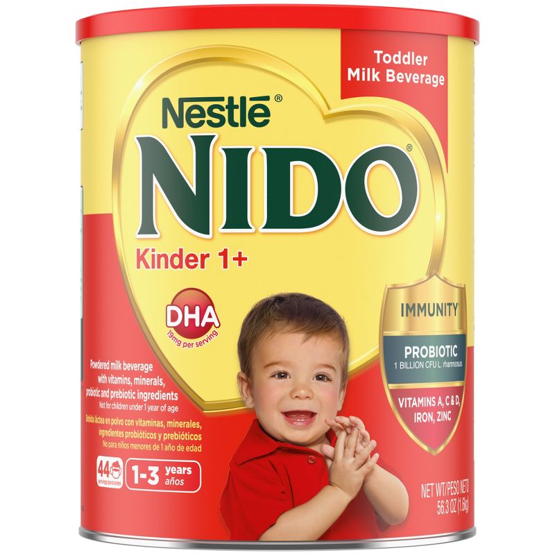 Nestle NIDO Kinder 1+ Toddler Milk Beverage - 56.3oz, 1 of 11