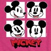 Girls' - Disney - Mickey Grid Fitted Short Sleeve Graphic T-Shirt - 2 of 4