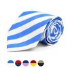College Striped Colored Woven Tie Collection - 2 of 3