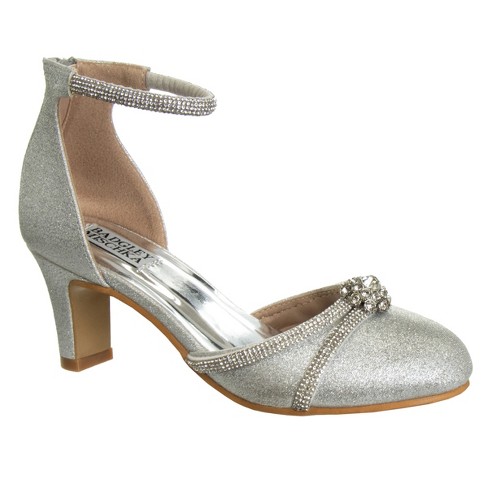 Badgley mischka sale silver sandals