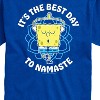 Men's - SpongeBob SquarePants - The Best Day To Namaste Short Sleeve Graphic T-Shirt - 2 of 4