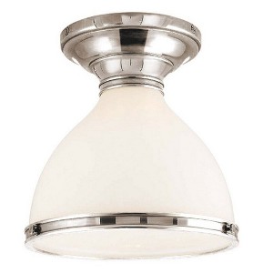 Hudson Valley Lighting Randolph 1 - Light Semi-Flush Mount in  Polished Nickel - 1 of 1