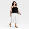 Women's Textured Tie-Front Tank Top - A New Day™ - 3 of 3