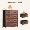 SKRAN Dresser For Bedroom, Storage Drawers, Tall Large Fabric Storage Tower Organizer With Metal Frame Wooden Top For Nursery - 2 of 4