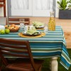 Design Imports  Beachy Stripe Print Outdoor Tablecloth With Zipper 60 Round - 3 of 4