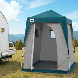 EAGLE PEAK 6x6 Pop Up Privacy Tent with Ground Mat, Photoshoots or Toilet Shelters - 1 of 4