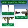 2 Pack Artificial Topiary with Ground Spike, UV Resistant Faux Greenery Shrubs, Fake Christmas Evergreen Plant for Front Porch Garden - 4 of 4