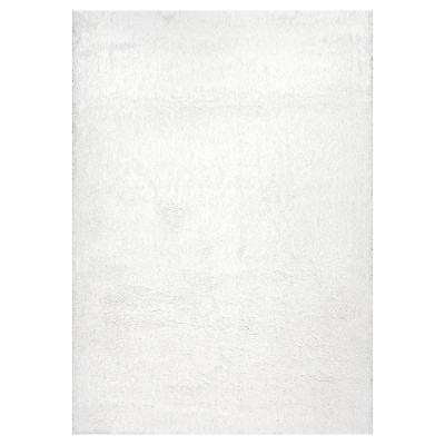 4'x6' Gynel Cloudy Shag Area Rug Snow White- nuLOOM