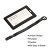 Unique Bargains PVC Durable Lightweight Backpack Travel Luggage Tags - 3 of 4