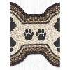 Earth Rugs Paw Prints Dog Bone Braided Jute Stair Tread – 18"x28" - 3 of 3