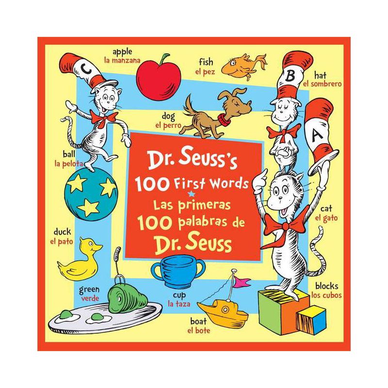 Dr. Seuss's 100 First Words/Las Primeras 100 Palabras de Dr. Seuss (Bilingual Edition) - by  Dr Seuss (Board Book), 1 of 2