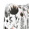Red Floral Throw Pillow - Skyline Furniture: Indoor Linen & Cotton Decorative Cushion with Zipper Closure - 3 of 4