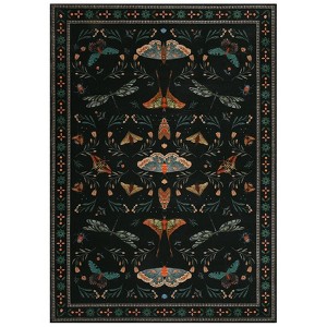 Insect Washable Soft Area Rugs for Living Room Bedroom Dining Room Stain Resistant Ultra-Thin Non Slip Rug Large Carpet for Office Nursery Bedroom - 1 of 4