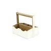 Cheung's Nicola Wooden Decorative Caddy - White - 3 of 4