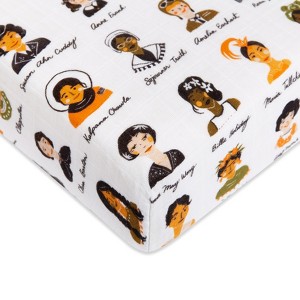 Babyletto Crib Sheet in GOTS Certified Organic Muslin Cotton - 1 of 4