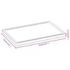 vidaXL Chopping Board 15.7 in.x11.8 in.x0.6 in. Bamboo - 4 of 4