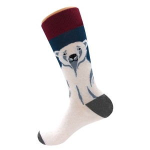 Polar Bear Socks from the Sock Panda  (Men's or Women's Sizes) - 1 of 3