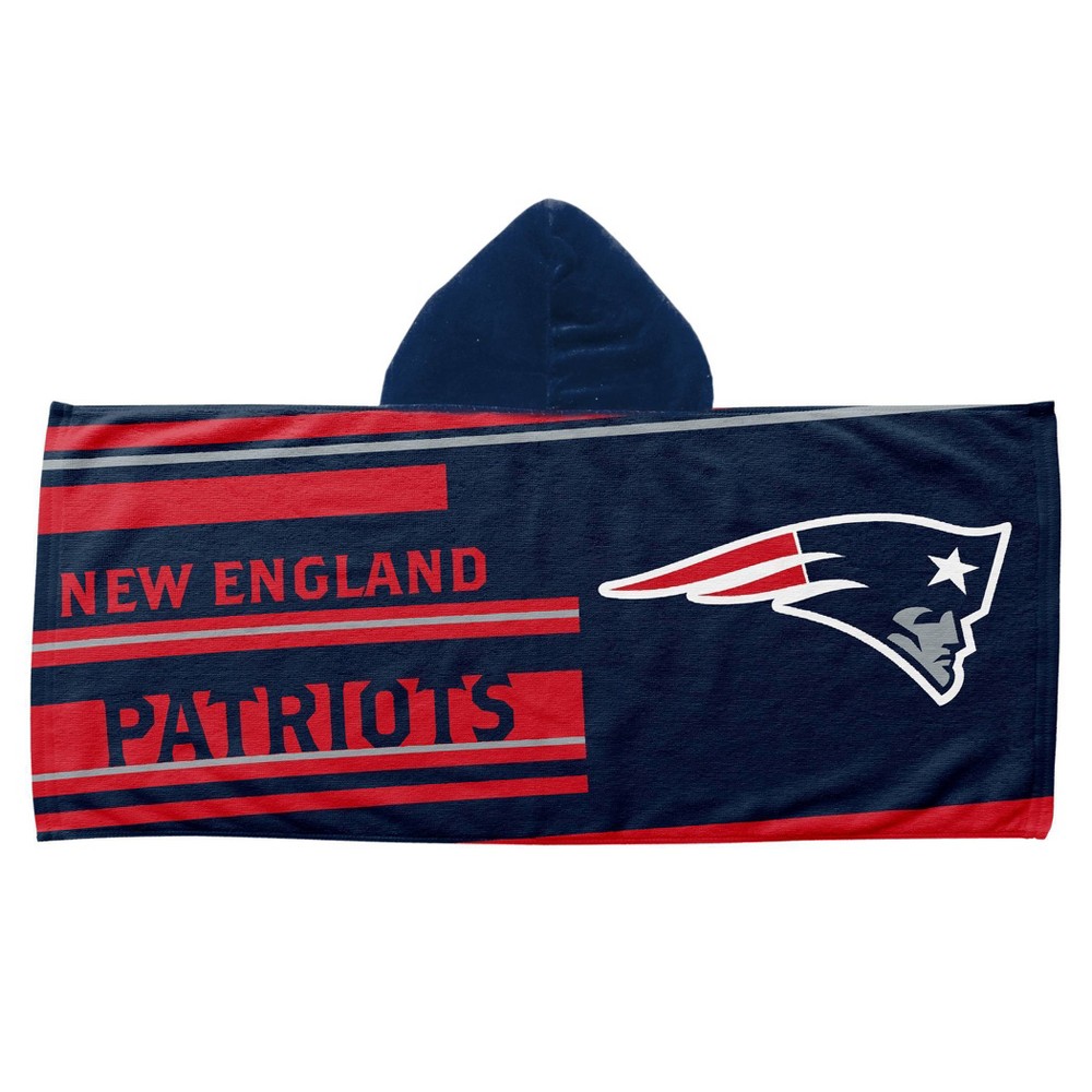 Photos - Towel 22"x51" NFL New England Patriots Liner Youth Hooded 