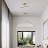 Livex Lighting Copenhagen 2 - Light Semi-Flush Mount in  Antique Brass - 2 of 4