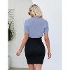 Womens Short Sleeve Shrug Cardigan Bolero Lightweight Open Front Knit Sweater Cardigans Shrug for Dress - 4 of 4