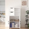 Bella Depot 42.5''H Farmhouse Storage Cabinet with Adjustable Shelves - 4 of 4