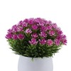 Unique Bargains Artificial Plants Scandinavian-style Plastic 3.35"x3.35"x6.69" 1 Pc - 4 of 4