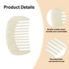 Unique Bargains Anti-Static Pocket Size Wide Tooth for Thick Curly Hair Detangling Comb 1 Pc - 3 of 4
