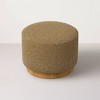 Round Ottoman with Plinth Base - Hearth & Hand™ with Magnolia - 2 of 4