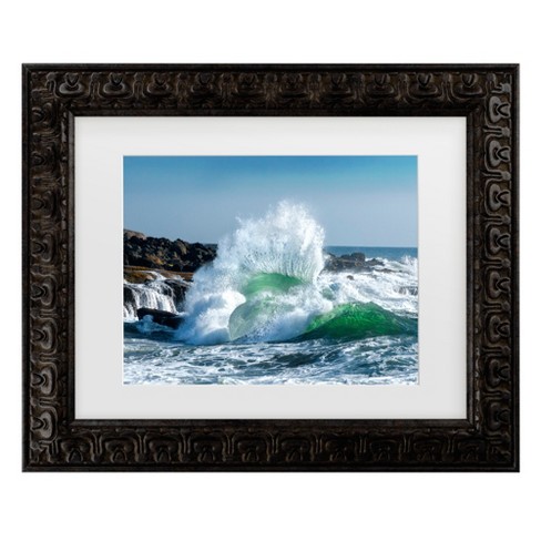 Trademark Fine Art - David Rothstein Seascape 3 Matted Framed Art - image 1 of 4