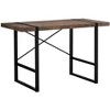 PAGED Simple Modern Computer Desk, 48" L Home Office Desk with Wooden Desktop and Black Metal Legs for Office, Study - 2 of 4