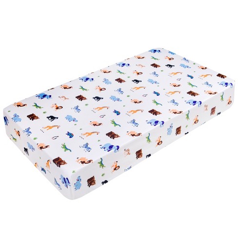 Wildkin Kids Microfiber Fitted Crib Sheet (wild Animals) : Target