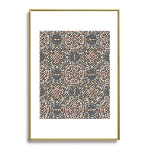 Pimlada Phuapradit Kaasni Gray Metal Framed Art Print - Deny Desings - 1 of 3