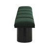 Meridian Furniture,Pavilion Boucle Fabric Bench - 3 of 4
