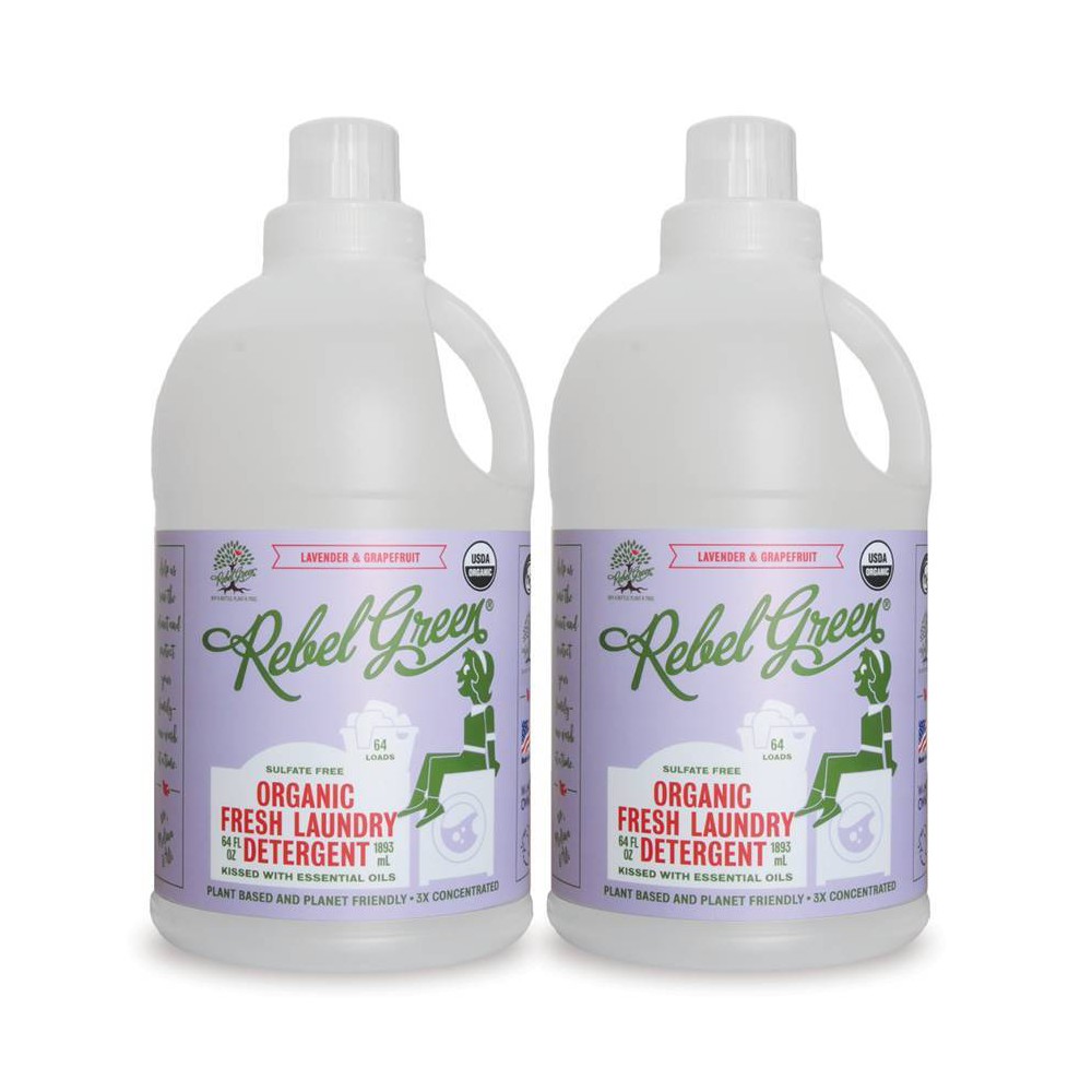 Photos - Ironing Board Rebel Green Lavender & Grapefruit Laundry Detergent - 64oz/2ct