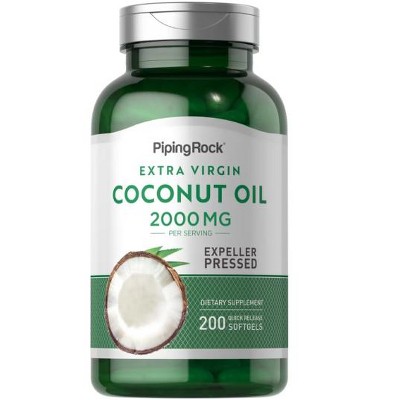 Piping Rock Coconut Oil 2000mg | 200 Softgels