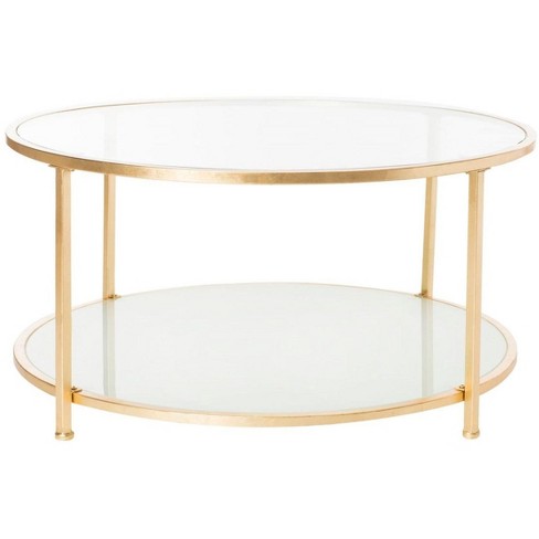 Target gold coffee table discount