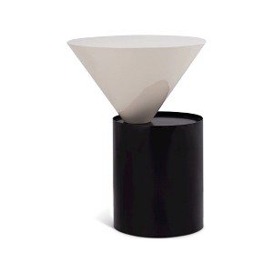 Meridian Furniture,Damon White End Table - 1 of 4