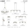 Livex Lighting Willow 1 - Light Vanity in  Brushed Nickel - 4 of 4