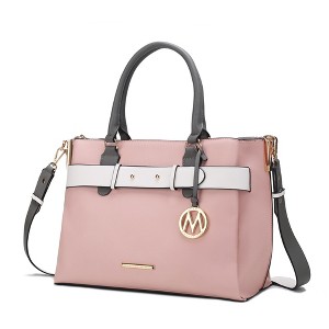 MKF Collection Jamie Vegan Leather Women's Satchel Bag by Mia K - 1 of 4