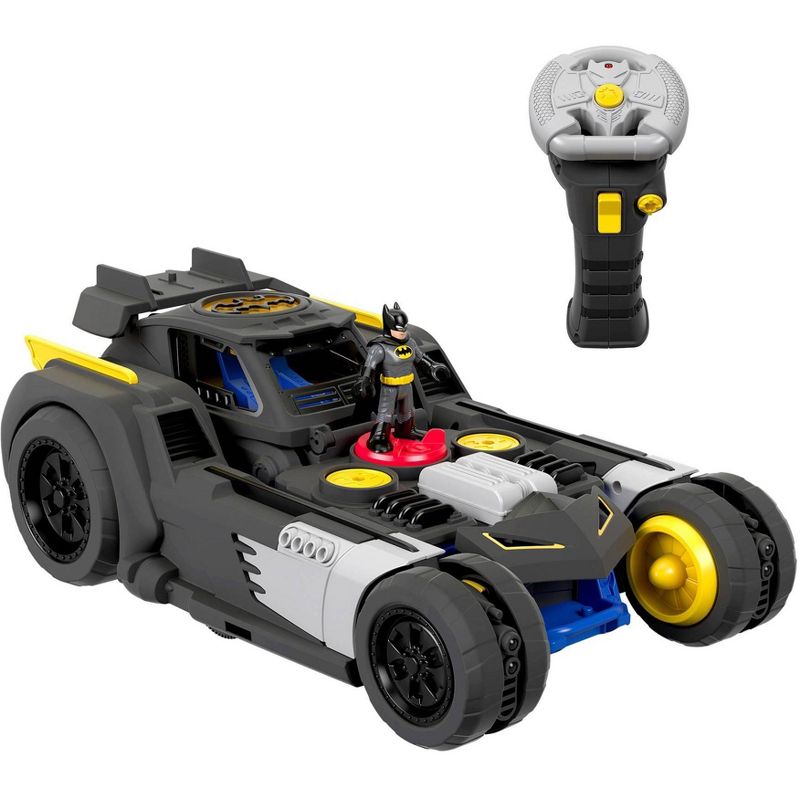 Fisher-Price Imaginext DC Super Friends Batman and Transforming Batmobile RC Vehicle, 1 of 8