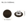 Unique Bargains Round Fabric Cloth Covered Sewing Buttons for Suits Dress 10 Pcs - 2 of 4