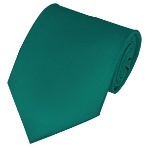 Solid Color 3.5 Inch Wide And 62 Inch Extra Long Necktie For Big & Tall Men - 1 of 4