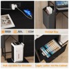 File Cabinet, Filing Cabinet Fits Letter/a4 Size, 2 Drawe File Cabinets for Home Office with Power Strip, LED Lights, Open Shelf - 4 of 4