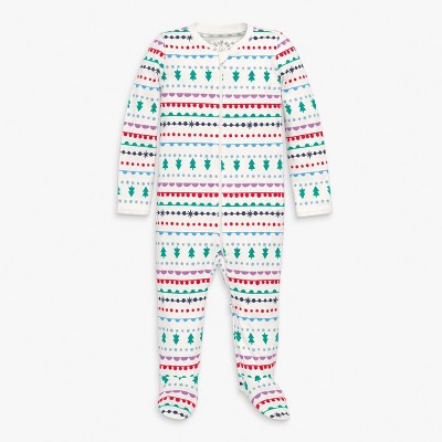 Primary Baby Organic Zip Footie