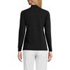 Lands' End Women's Relaxed Cotton Long Sleeve Mock Turtleneck - 2 of 4